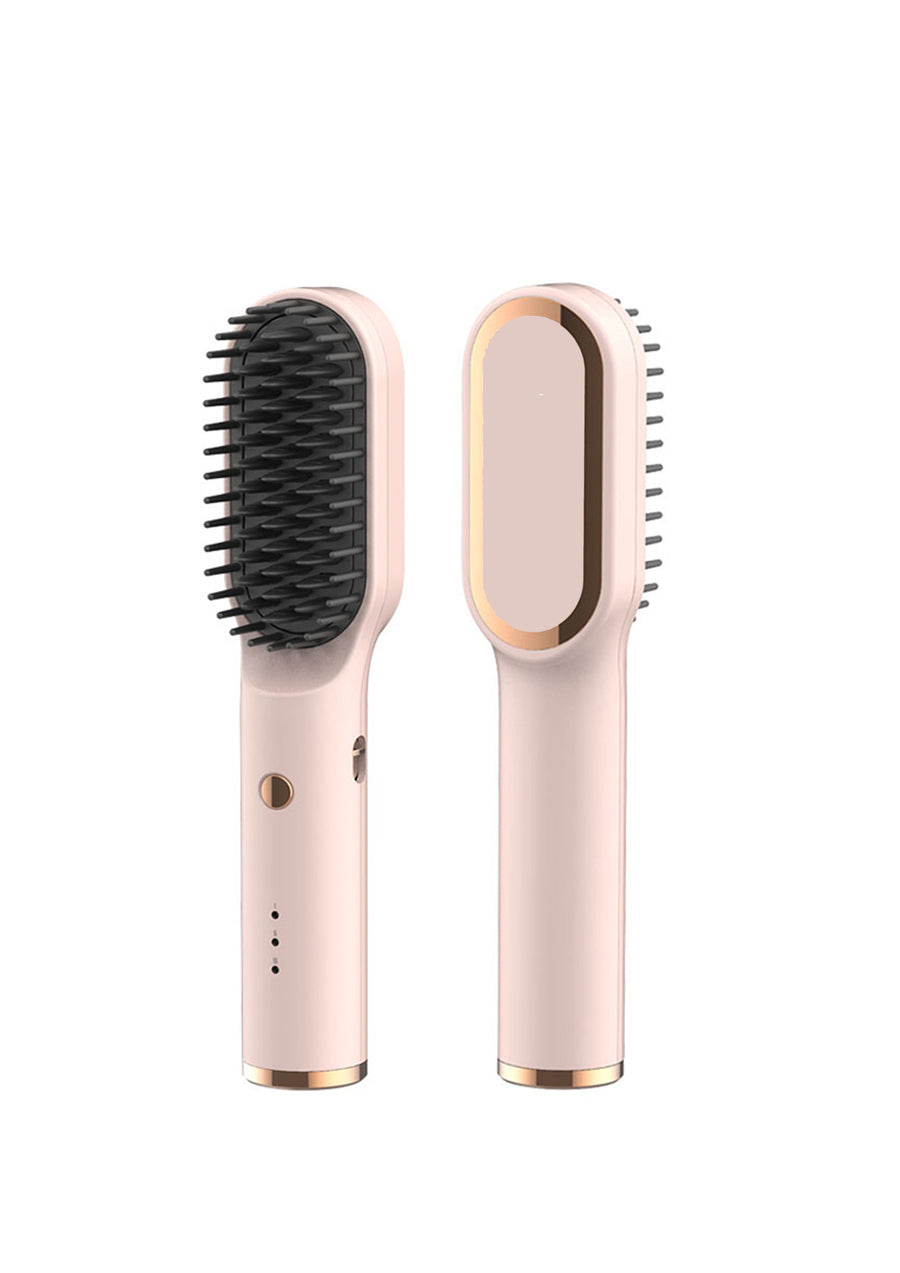 NEW LÁMORIE Pro Hair Straightening Brush Pink