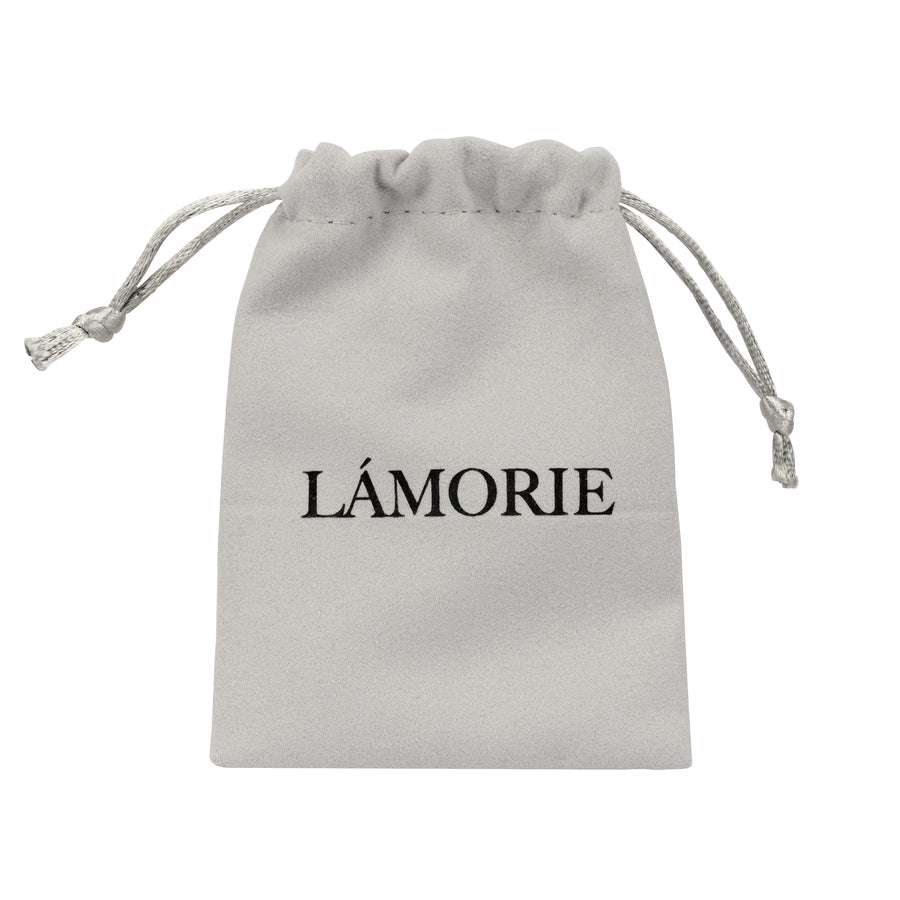 LÁMORIE Classic Medium Hairclip Marble Light Green